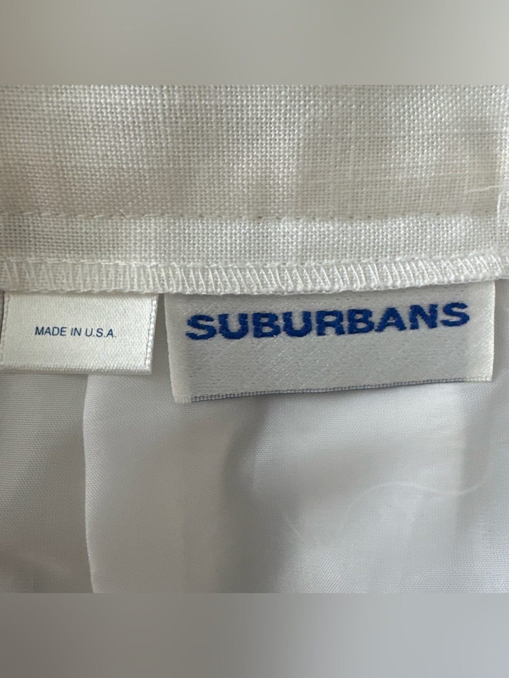 Vintage Suburbans White Pleated Midi Skirt 10 Cottagecore Modest Old Money - Picture 11 of 13